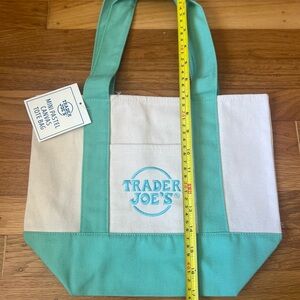 Trader Joe’s pastel green (Mint) mini Tote #2